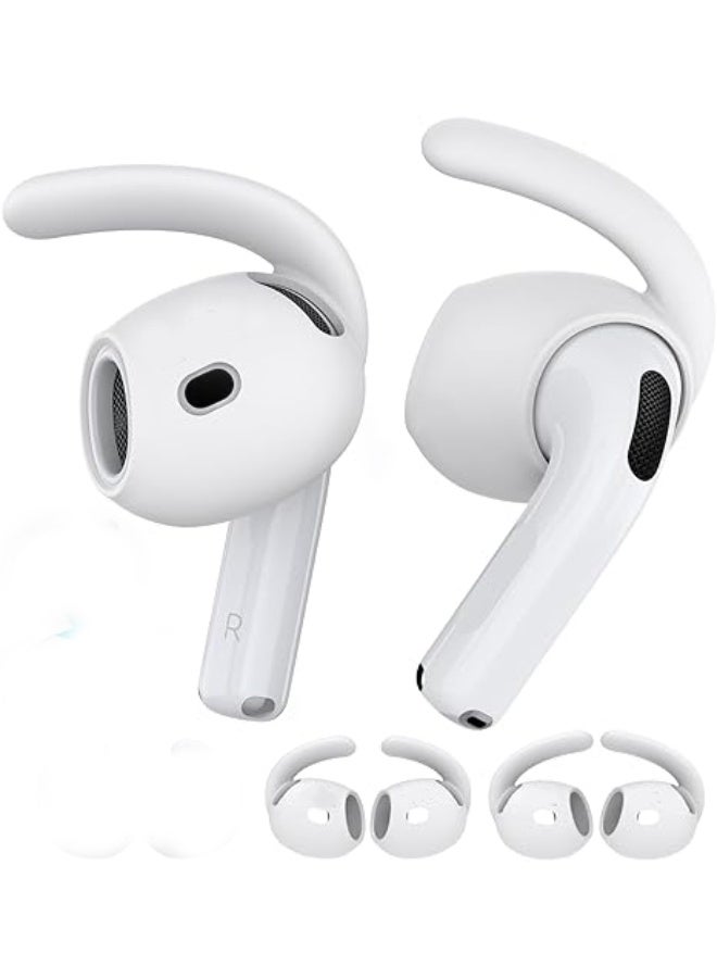 QIRG Ear Hooks for AirPods 4th/4 ANC Generation (2024) 1 Pairs Anti-Slip Ear Covers Silicone Accessories Compatible with Apple AirPods 4/4 ANC - Image 1